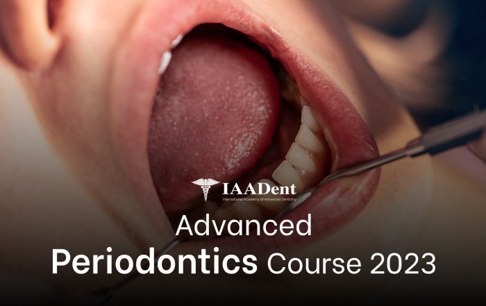 IAADent Advanced Periodontic Course 2023 wiht MINIMAX IMPLANT