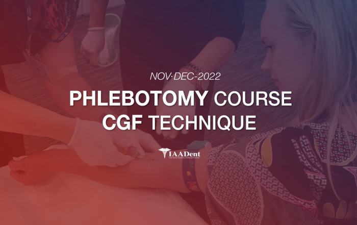 2022 Phlebotomy Course & CGF Technique