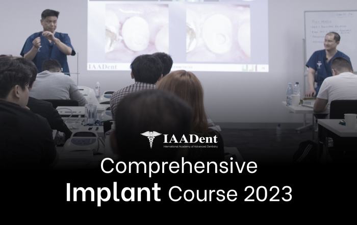 2023 IAADent Implant Course with MINIMAX